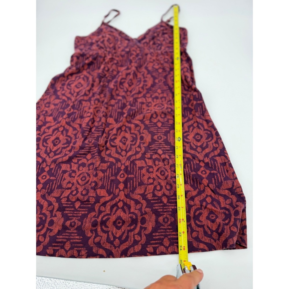 Sonoma Everyday Dress Boho Damask Print Medium Purple Cotton Modal Sundress - Picture 7 of 7